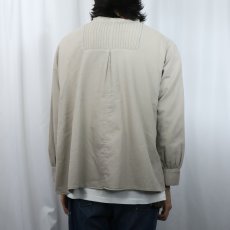 画像3: 40's〜 バンドカラー コットンシャツ (3)