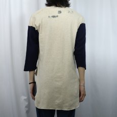 画像3: 50's Rawlings 2トーン ヘンリーネック ウールニットセーター (3)