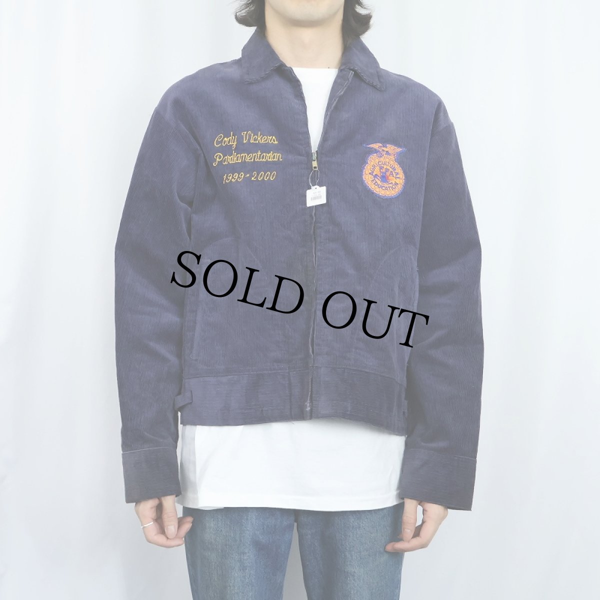 画像3: 80〜90's FFA "GEORGIA CAIRO" ファーマーズコーデュロイジャケット SIZE46 (3)
