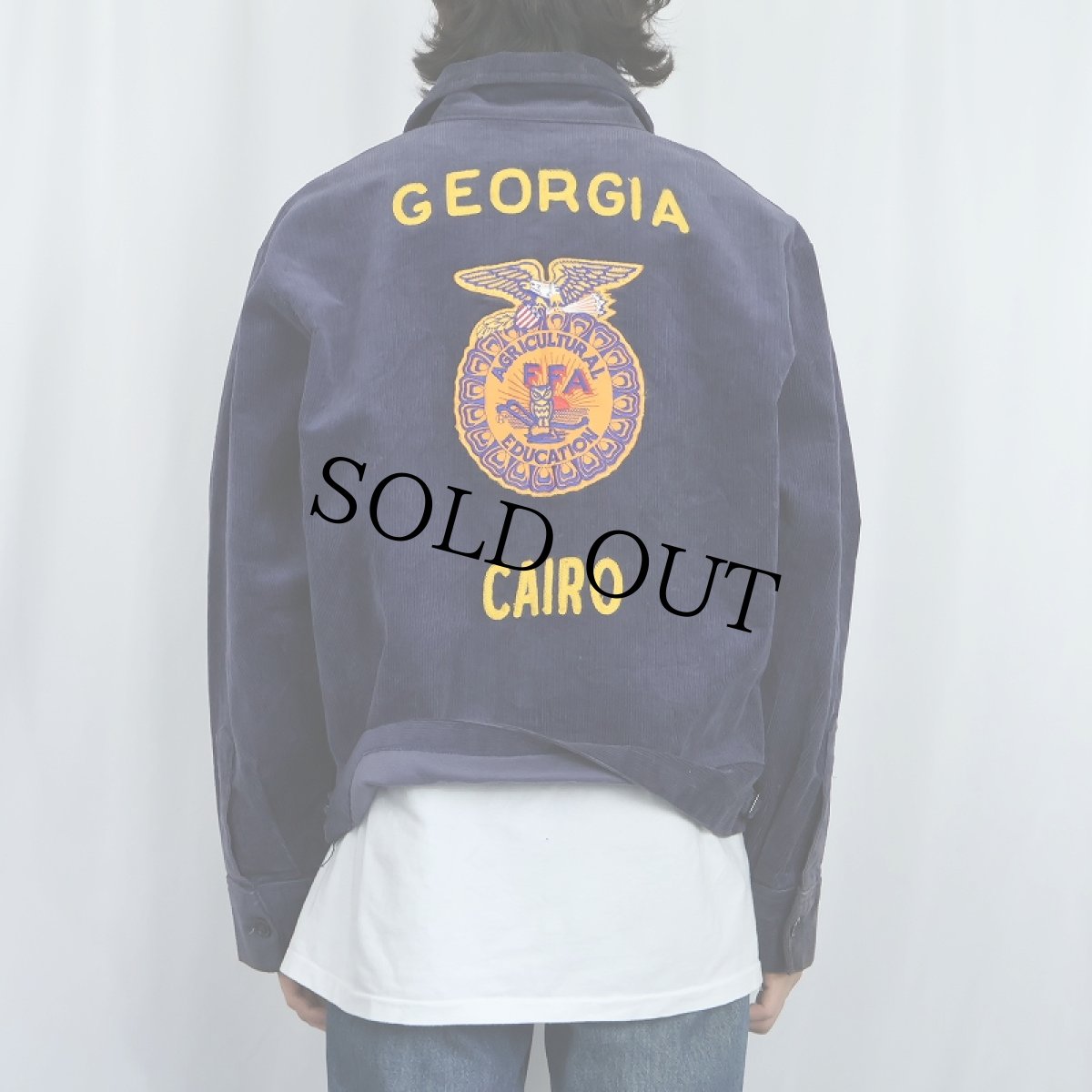画像4: 80〜90's FFA "GEORGIA CAIRO" ファーマーズコーデュロイジャケット SIZE46 (4)