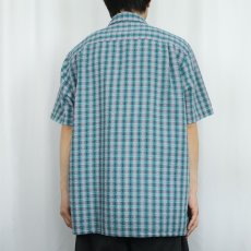 画像3: 2017SS Patagonia チェック柄 シアサッカーシャツ XL  (3)