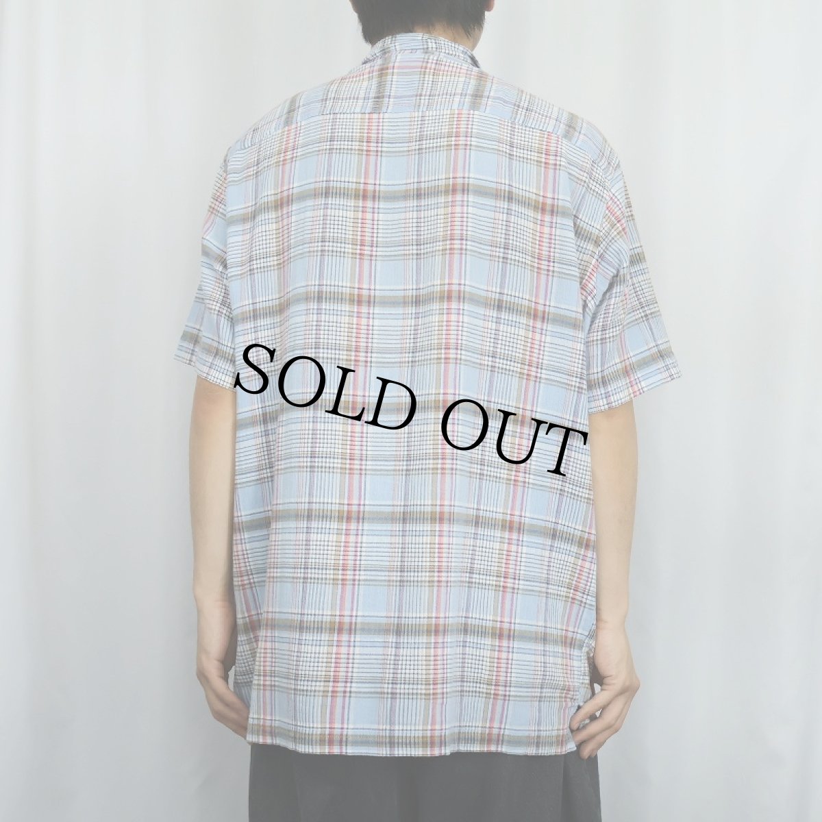画像3: 2015SS Patagonia "ORGANIC COTTON" チェック柄 ちりめんシャツ XL (3)
