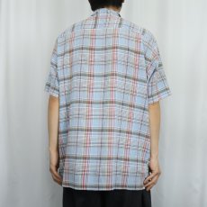 画像3: 2015SS Patagonia "ORGANIC COTTON" チェック柄 ちりめんシャツ XL (3)