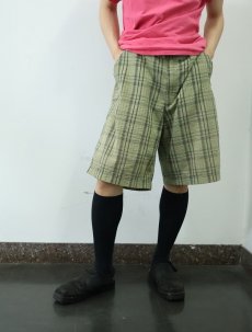 画像2: 2000's Patagonia チェック柄 シアサッカーショーツ W37 (2)