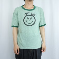 画像2: 80's "HAPPY DAYS" プリントリンガーTシャツ XL (2)
