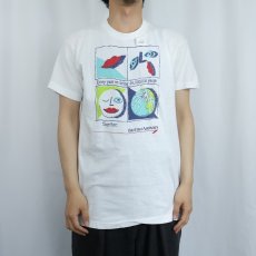 画像2: 80〜90's British Airways "Every year we bring 24,000,000 people Together" 航空会社プリントTシャツ (2)