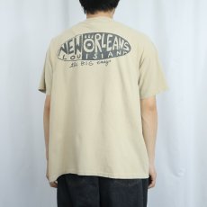 画像4: 90's BIG HED USA製 "NEW ORLEANS" アートプリントTシャツ XL (4)