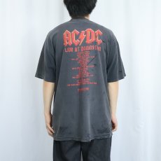 画像4: 90's AC/DC "LIVE AT DONINGTON" ロックバンドTシャツ BLACK (4)