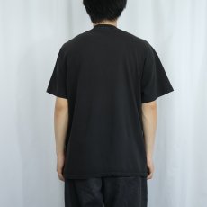 画像3: 90's USA製 "Life is a Cabernet" ワインボトルプリントTシャツ BLACK XL (3)