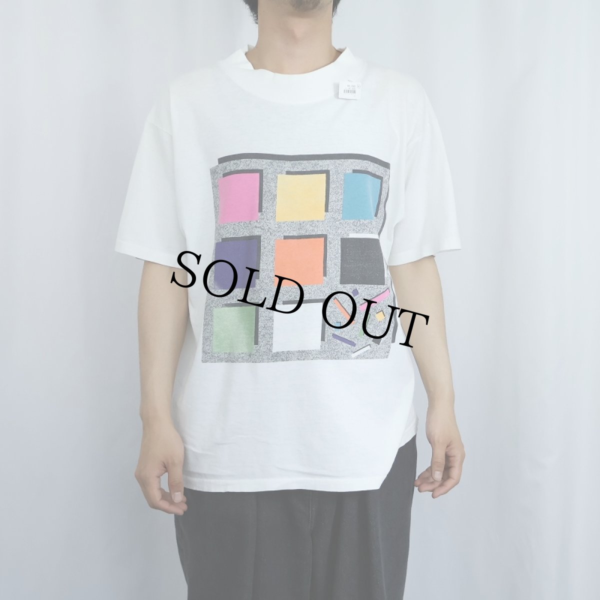 画像2: 90's Jacques Moret USA製 イラストプリントTシャツ ONESIZE (2)