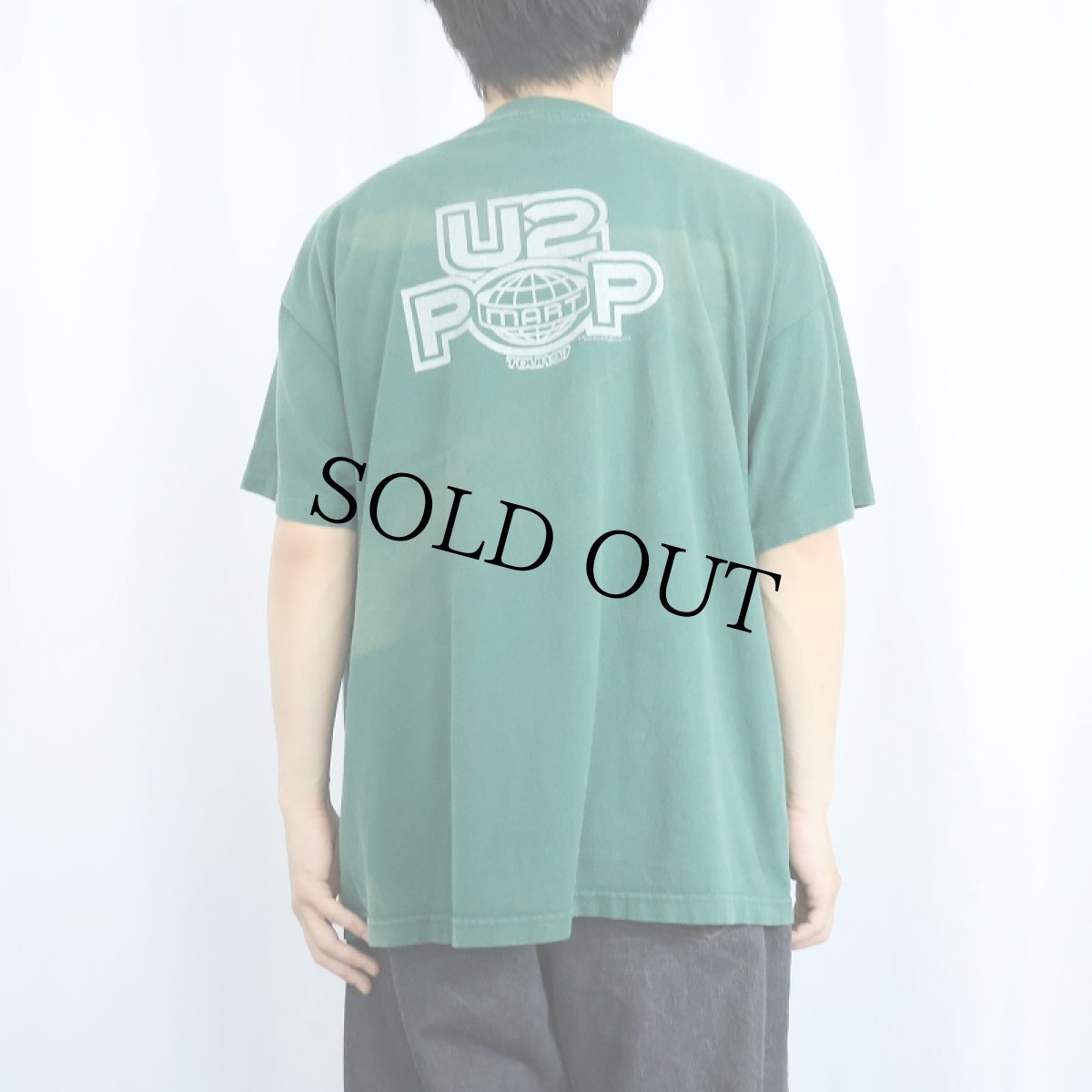 画像4: 90's U2 "POP MART TOUR 97" ロックバンドツアーTシャツ XL (4)