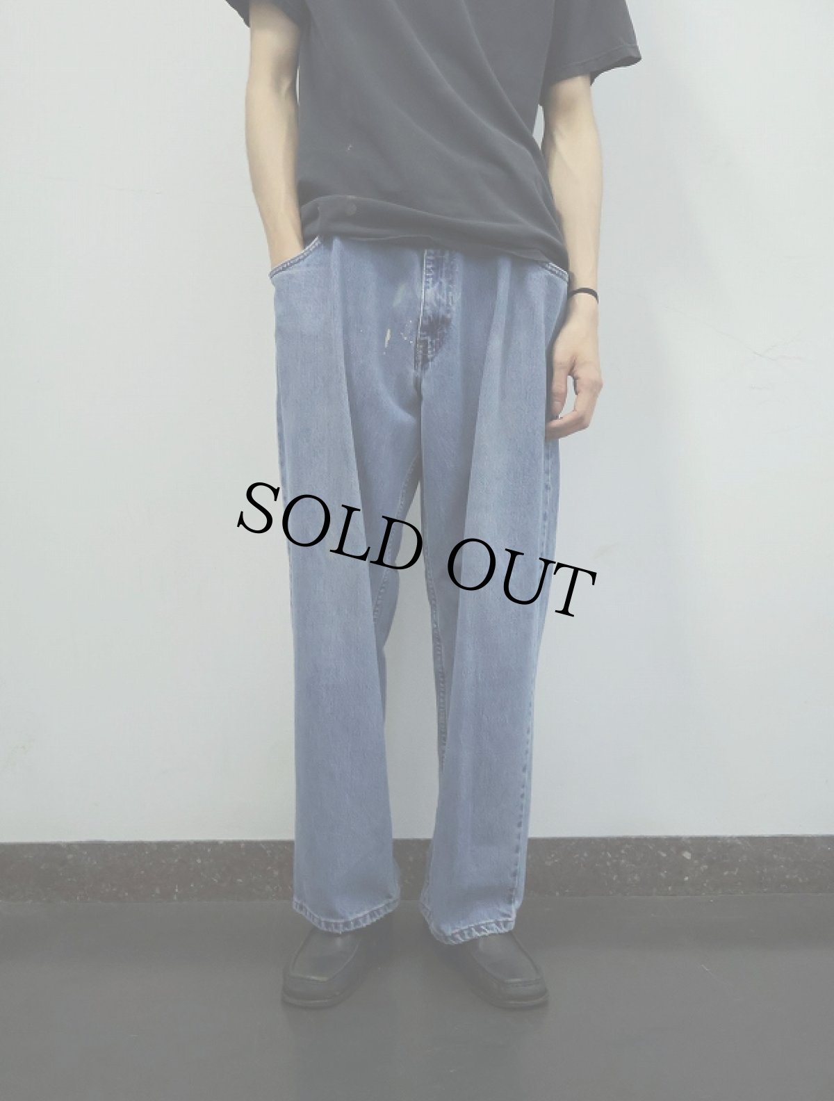 画像2: 90's Levi's SILVER TAB "baggy" デニムパンツ W38 (2)