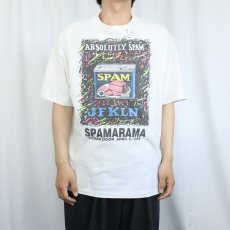 画像2: 90's SPAM USA製 "SPAMARAMA" フェスティバルプリントTシャツ XL (2)