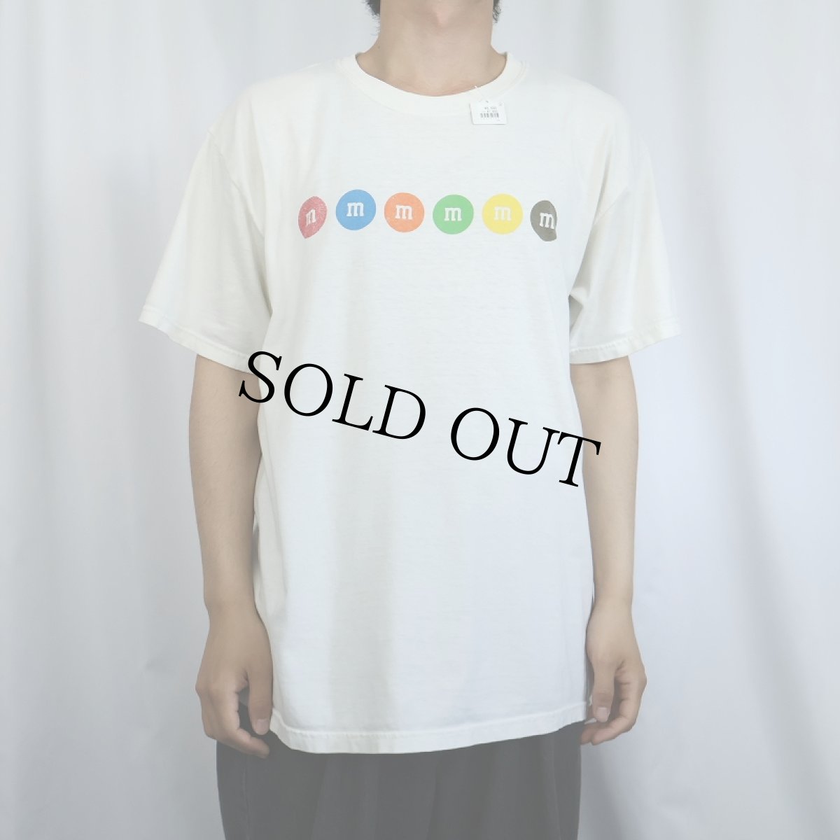 画像3: 2000's m&m's チョコレートブランド プリントTシャツ M (3)