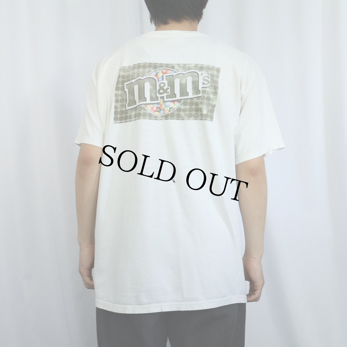 画像4: 2000's m&m's チョコレートブランド プリントTシャツ M (4)