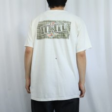 画像4: 2000's m&m's チョコレートブランド プリントTシャツ M (4)