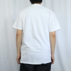 画像3: 90's Krispy Kreme Doughnuts ドーナツショップ ロゴプリントTシャツ M (3)