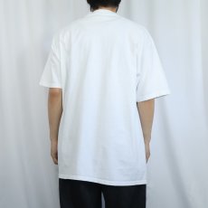 画像3: 90's Krispy Kreme Doughnuts ドーナツショップ ロゴプリントTシャツ XL (3)