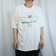 画像2: 90's Krispy Kreme Doughnuts ドーナツショップ ロゴプリントTシャツ XL (2)