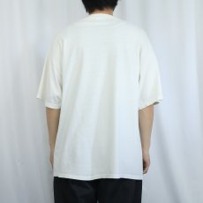 画像3: 90's Krispy Kreme Doughnuts ドーナツショップ ロゴプリントTシャツ XL (3)