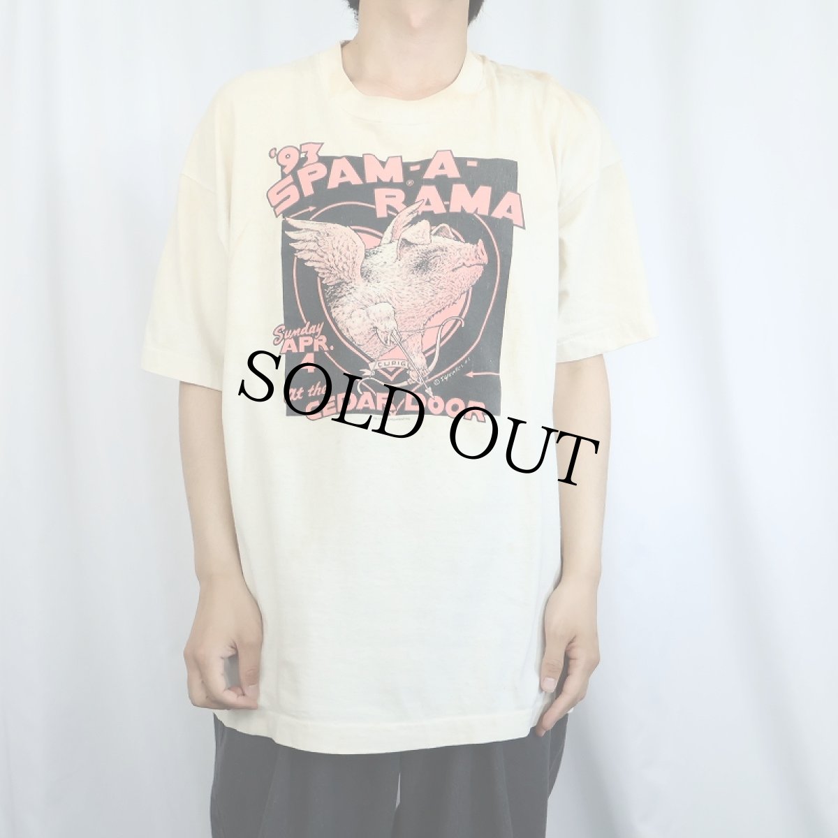 画像2: 90's SPAM USA製 "’93 SPAMARAMA" フェスティバルプリントTシャツ XL (2)