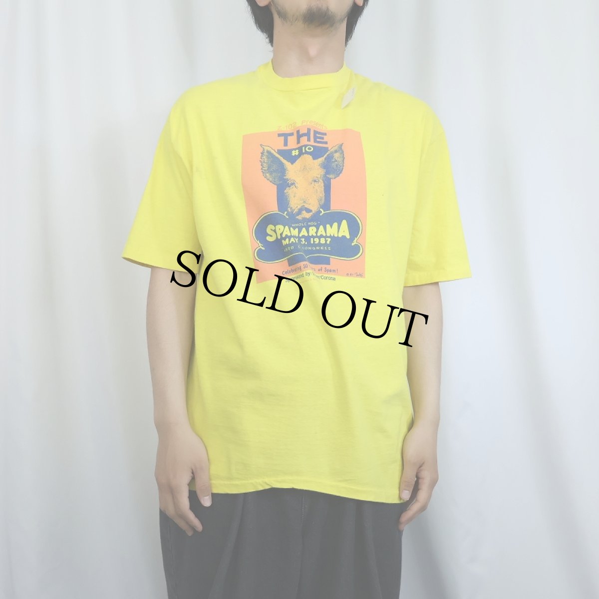 画像2: 80's SPAM USA製 "SPAMARAMA" フェスティバルプリントTシャツ XL (2)