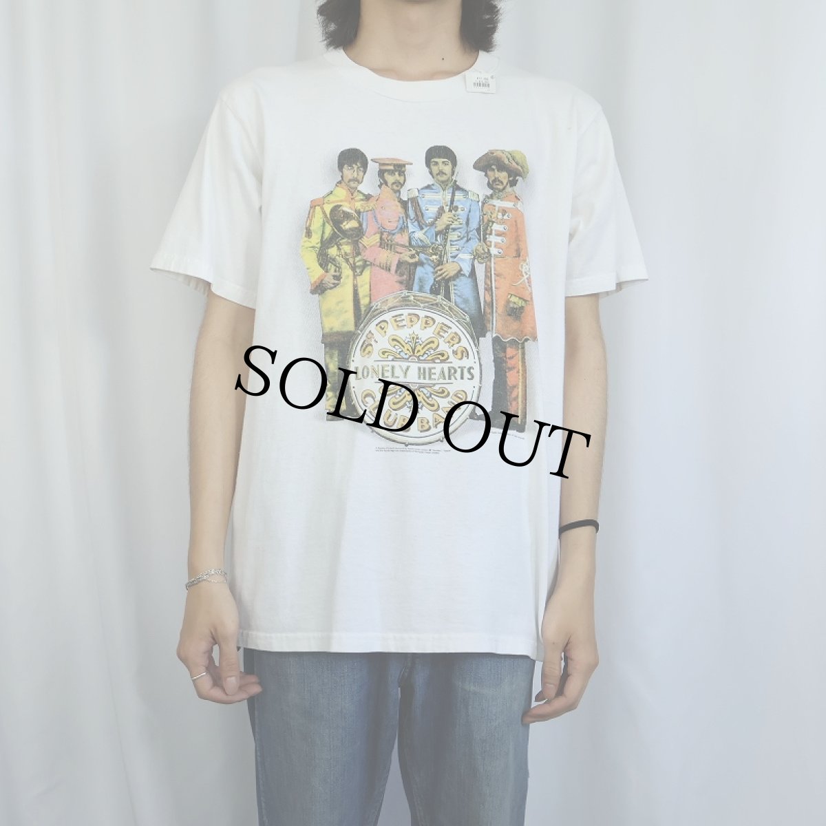 画像3: 90's THE BEATLES "Sgt Pepper's Lonely Hearts Club Band" ロックバンドプリントTシャツ (3)