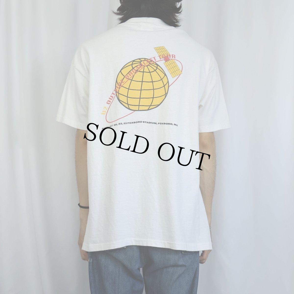 画像4: 90's U2 USA製 "ZOO TV OUTSIDE BROADCAST TOUR" ロックバンドツアーTシャツ XL (4)