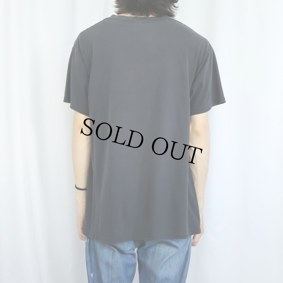 画像3: 2000's Jimi Hendrix "Purple Haze" ミュージシャンプリントTシャツ BLACK (3)