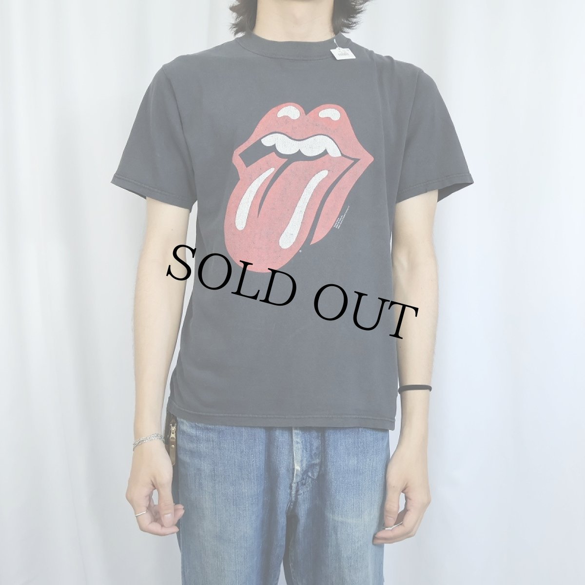 画像2: 2000's ROLLING STONES ロックバンドTシャツ BLACK S (2)