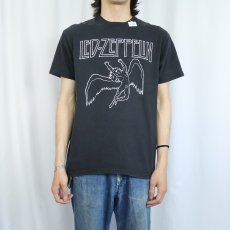 画像2: 2000's LED ZEPPELIN ロックバンドプリントTシャツ BLACK M (2)