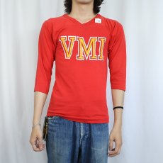 画像2: 70〜80's "VMI" プリントフットボールTシャツ (2)