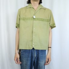 画像2: 70〜80's IOLANI Hapa Jac イタリアンカラー コットンアロハシャツ M (2)
