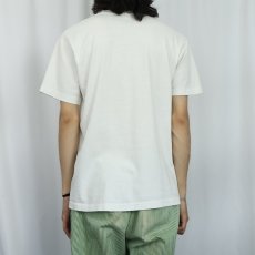 画像3: 90's DEGREE ANGLE USA製 "PEACE LOVE" フラワープリントTシャツ L (3)