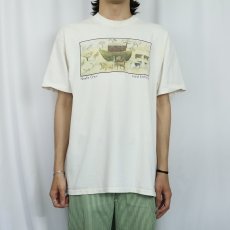 画像2: 90's Carol Endres USA製 "Noah's Crew" アートプリントTシャツ XL (2)