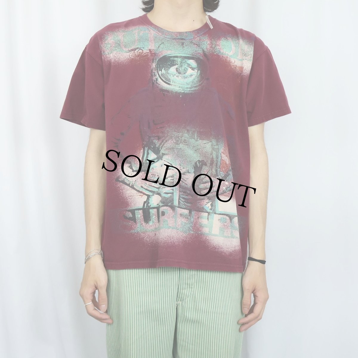 画像2: Butthole Surfers サイケデリック・ノイズロックバンド 大判プリントTシャツ L (2)