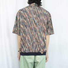 画像3: サイケデリック柄 プルオーバーシャツ XL (3)