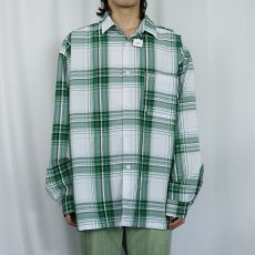画像2: Caltpo USA製 オンブレーチェック柄シャツ (2)