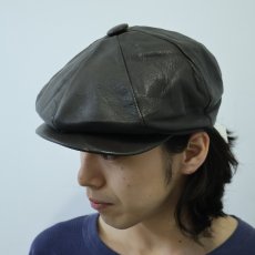 画像2: 80〜90's DOBBS USA製 レザーキャスケット BROWN XL (2)