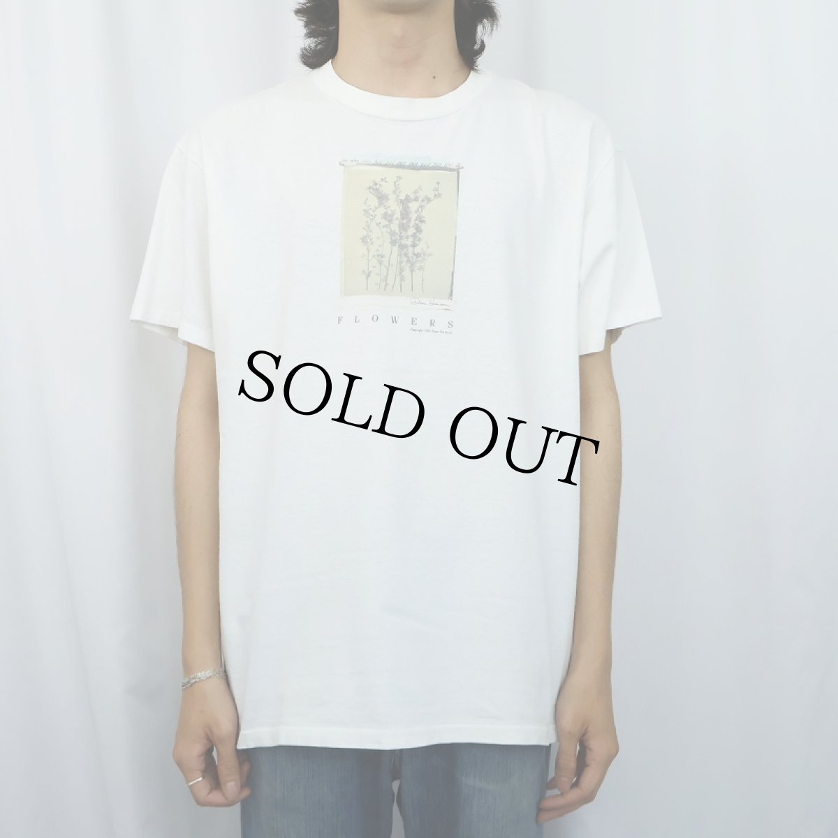 画像2: 90's Plant The Earth USA製 "FLOWERS" フラワープリントTシャツ L (2)