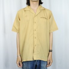画像2: 60〜70's LANCER CALIFORNIAN 刺繡入り オープンカラーシャツ  (2)