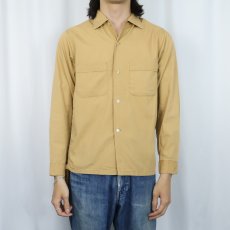 画像2: 60〜70's FRUIT OF THE LOOM USA製 無地コットンシャツ S (2)