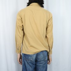画像3: 60〜70's FRUIT OF THE LOOM USA製 無地コットンシャツ S (3)