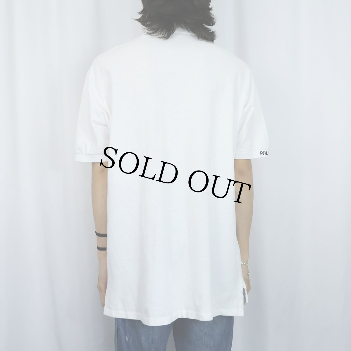 画像3: POLO Ralph Lauren "The Big Shirt" ロゴ刺繡 ポロシャツ M (3)