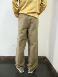画像3: VAN HEUSEN リネン×コットン 2タックスラックス W33 (3)