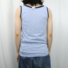 画像3: 70〜80's ARTEX USA製 ”KC Royals" コットン×レーヨン プリントタンクトップ M (3)