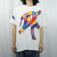画像2: 90's SOFTOUCH BY SUSAN FIXEL 大判 イラストプリントTシャツ  (2)