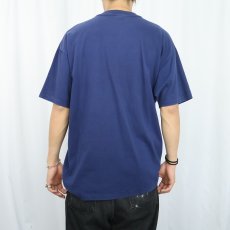 画像3: 90's USA製 "COM'ON BLUE!" ジョークプリントTシャツ NAVY XL (3)