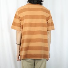 画像3: Patagonia ボーダー柄 ポケットTシャツ L (3)