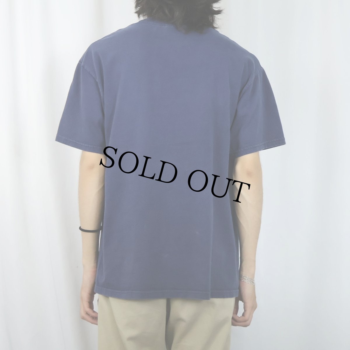 画像3: 90〜2000's Now and Zen Productions "MICROBIOLOGY LAB STAPH ONLY" プロダクション会社 プリントTシャツ NAVY L (3)